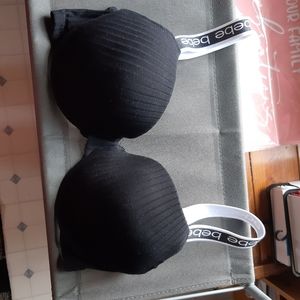 2 BEBE Womens 36 DD Push Up Bras
